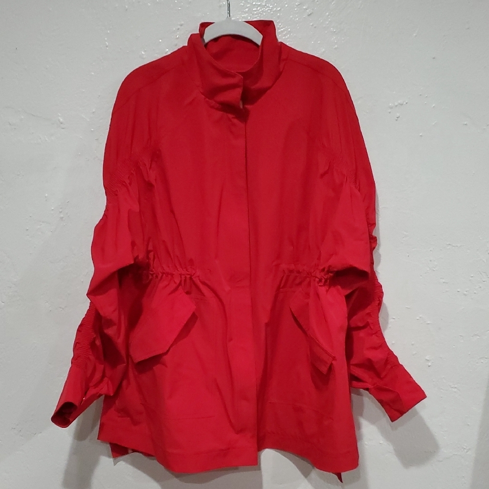 Fabletics Bold Red Utility Jacket - image 6